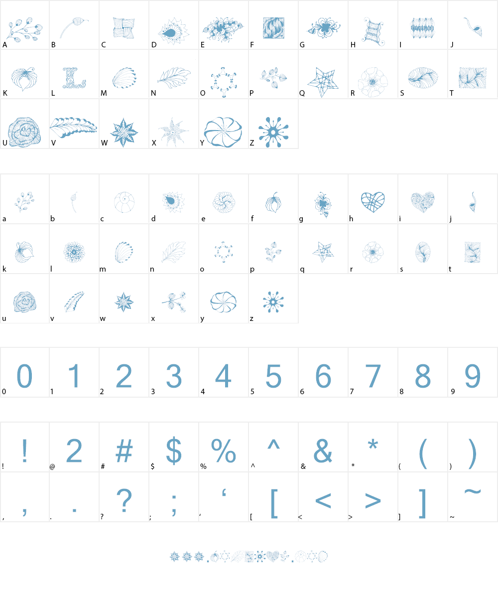 DigiStampsOne Font Character