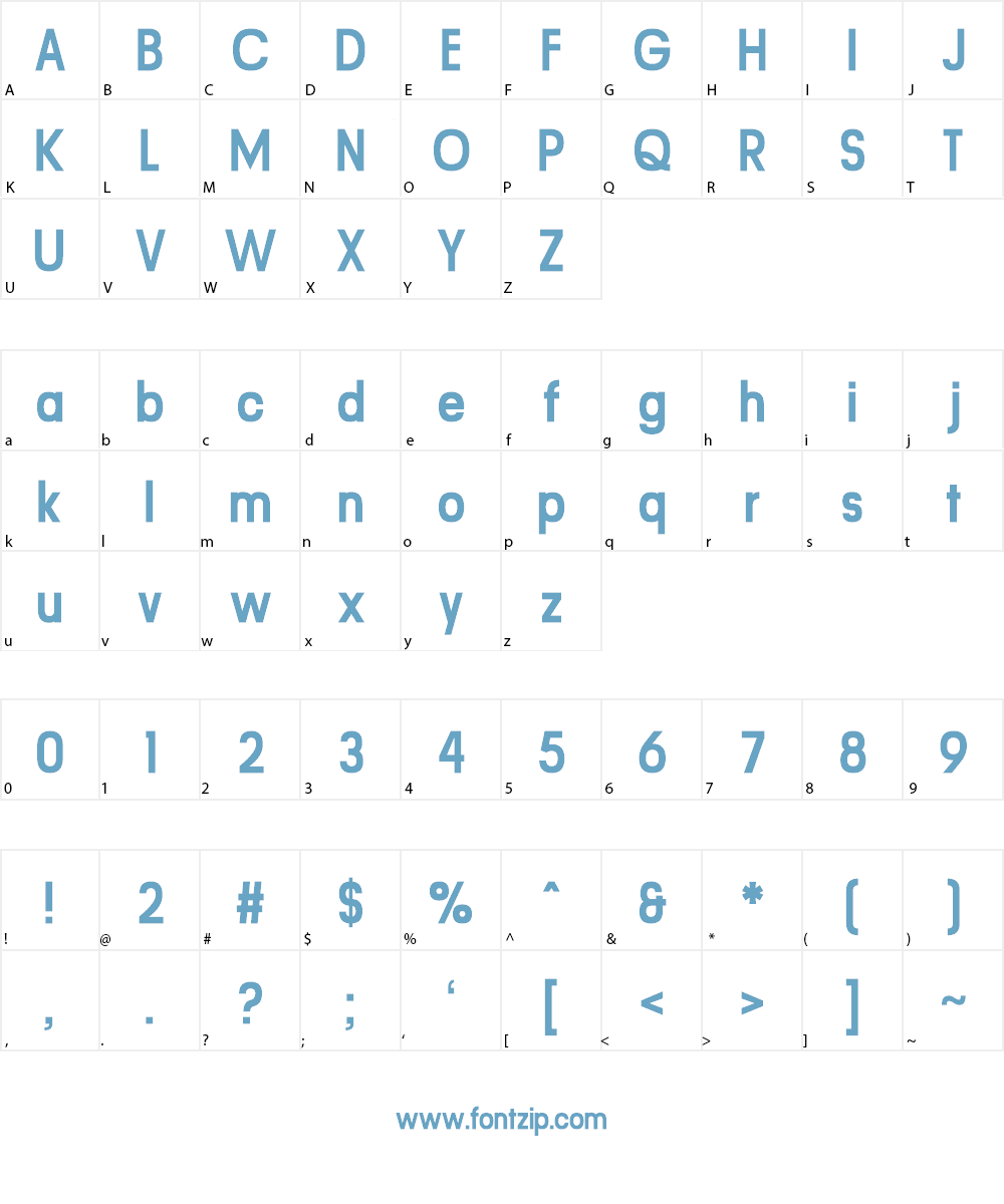 Garde Font Character