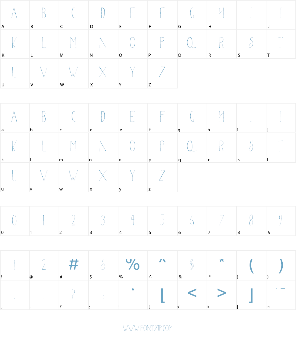 Christmas Season Font Character