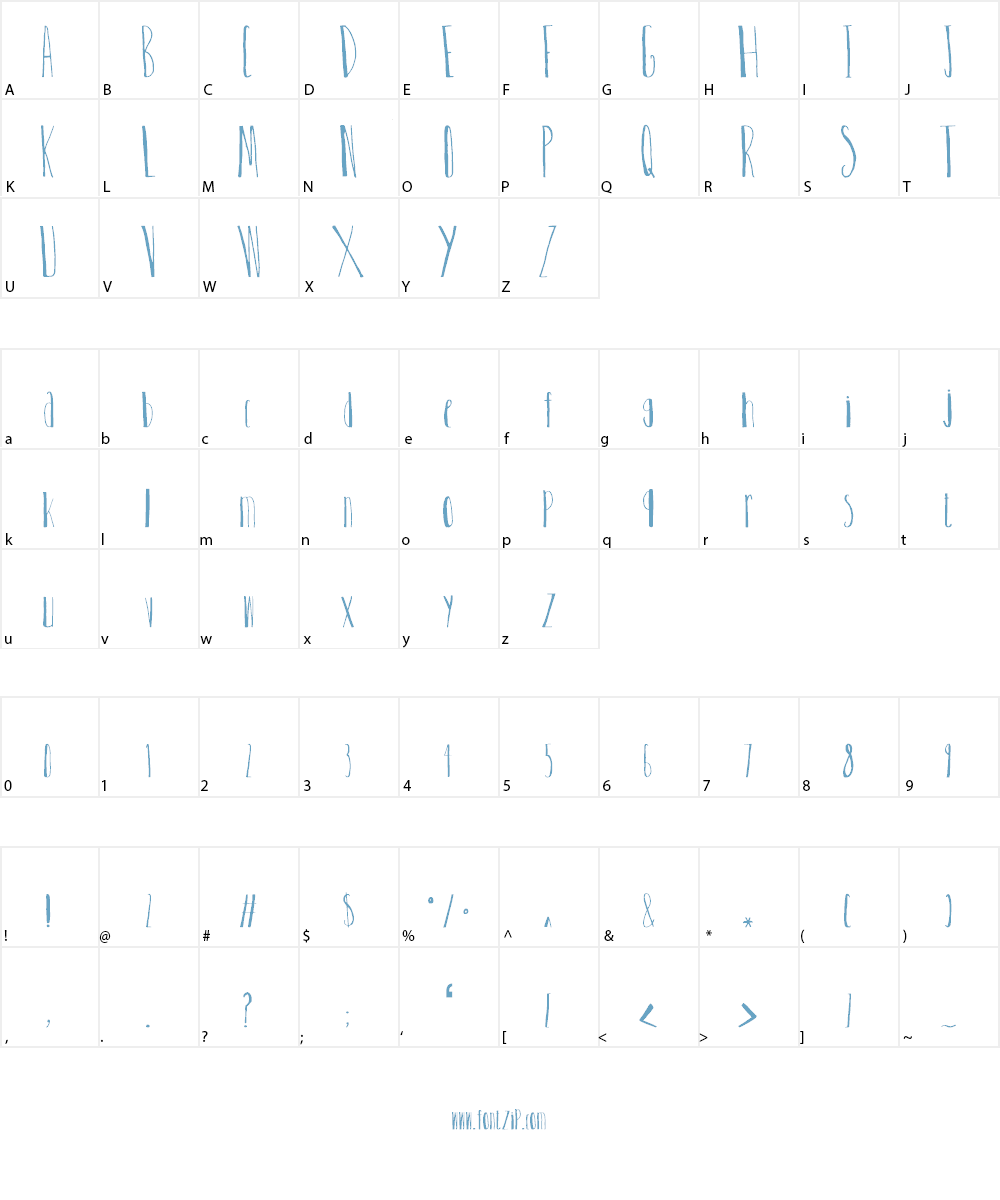 Ibrat Font Character