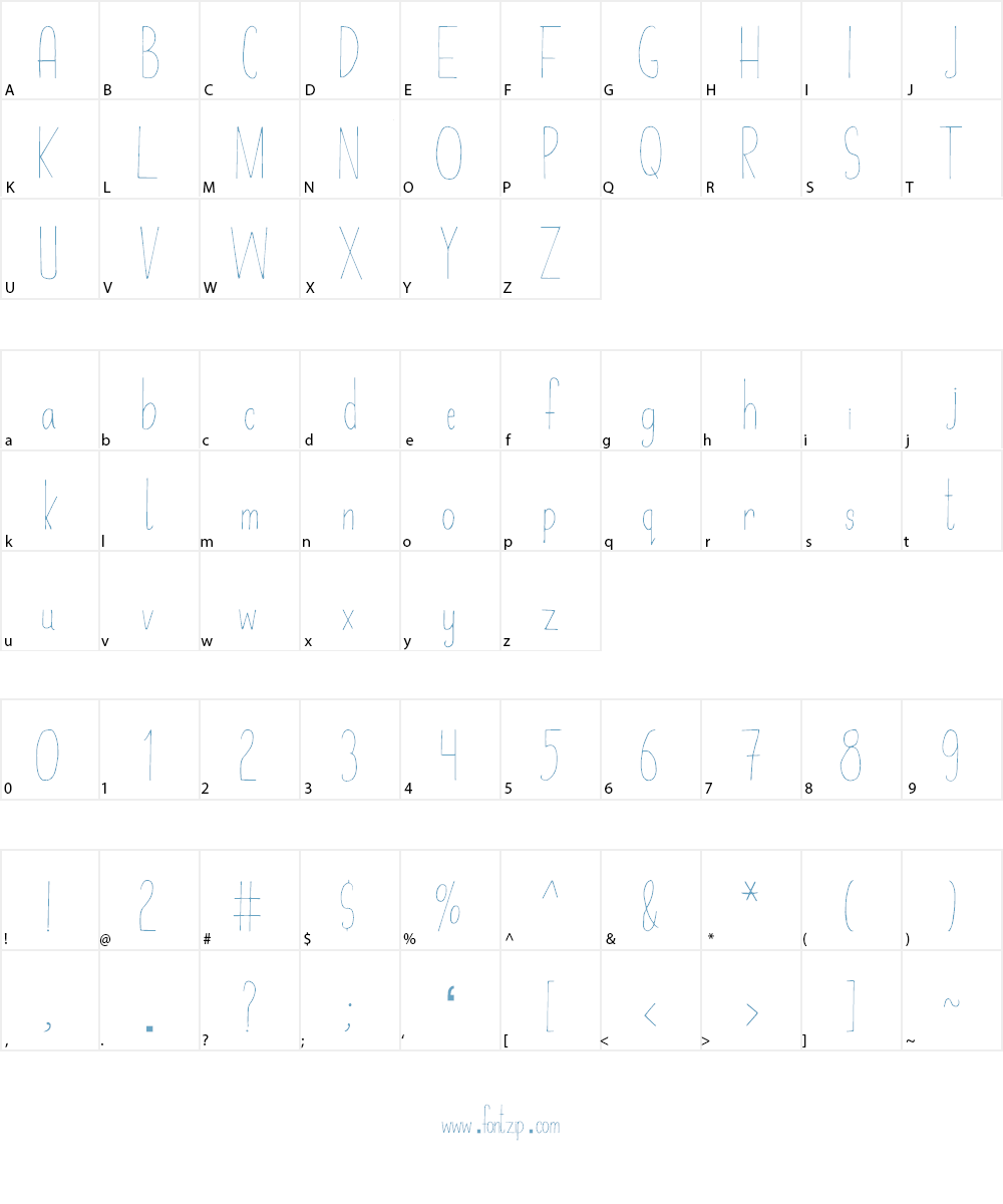 Christmas Decor Font Character