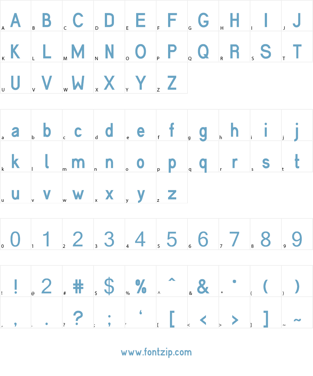 Cerbetica Font Character