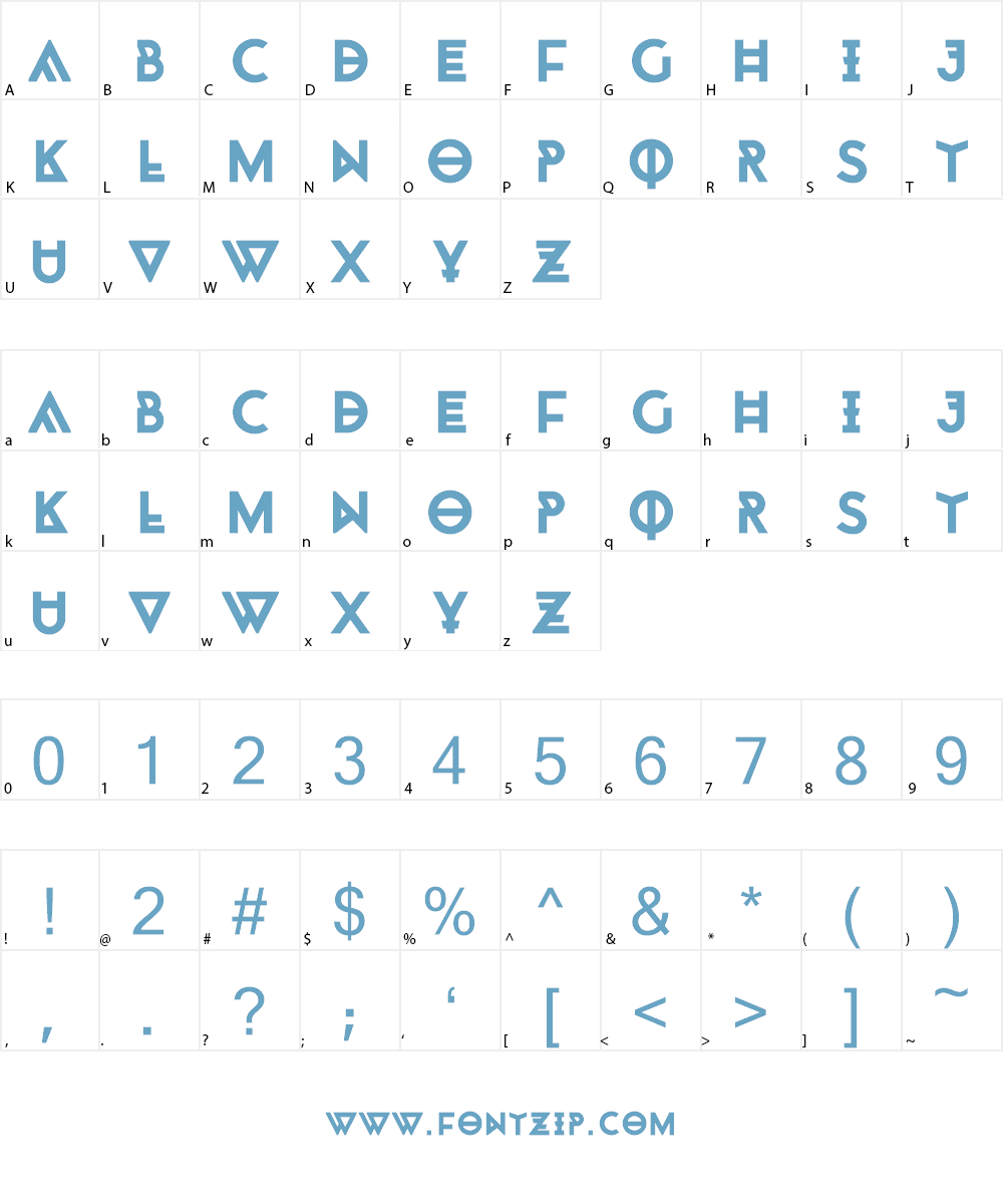 Monohypster Font Character