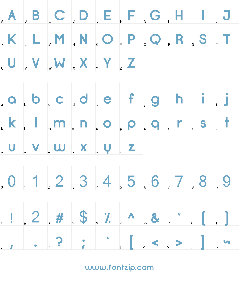 Opificio Font Character