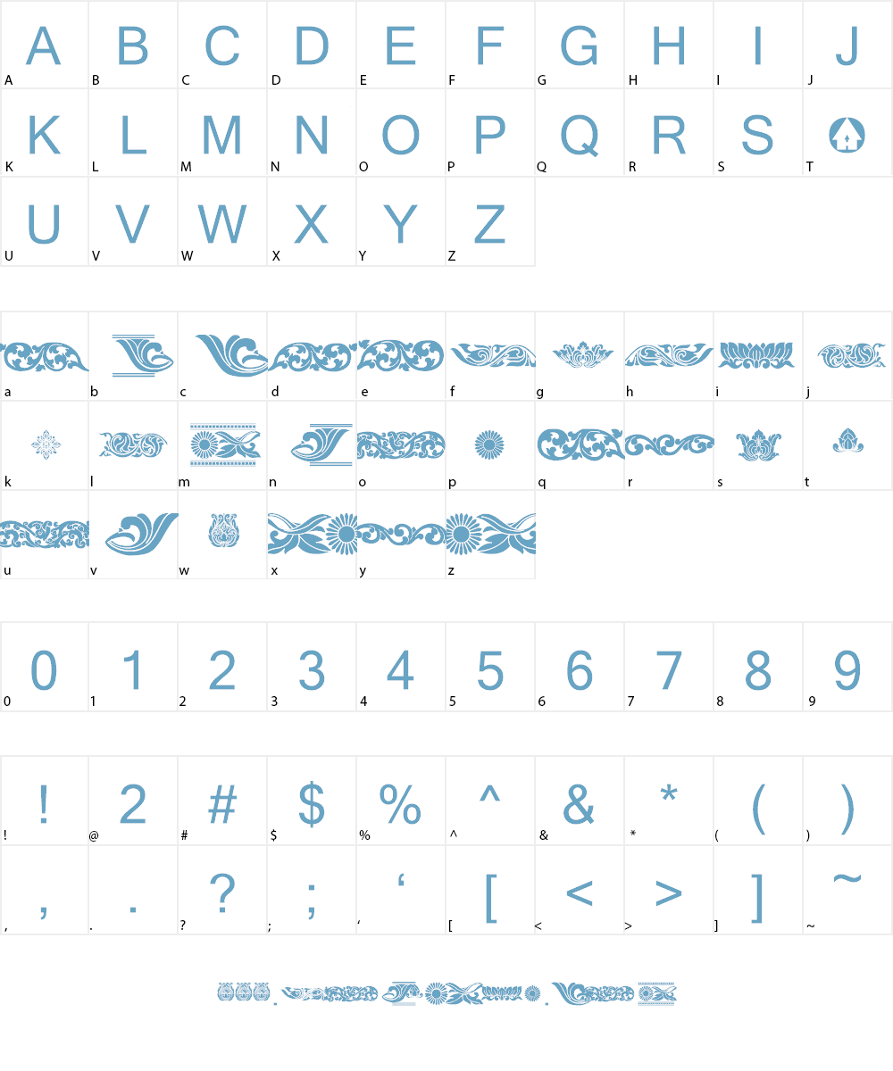 KnoteArtHouse02 Font Character