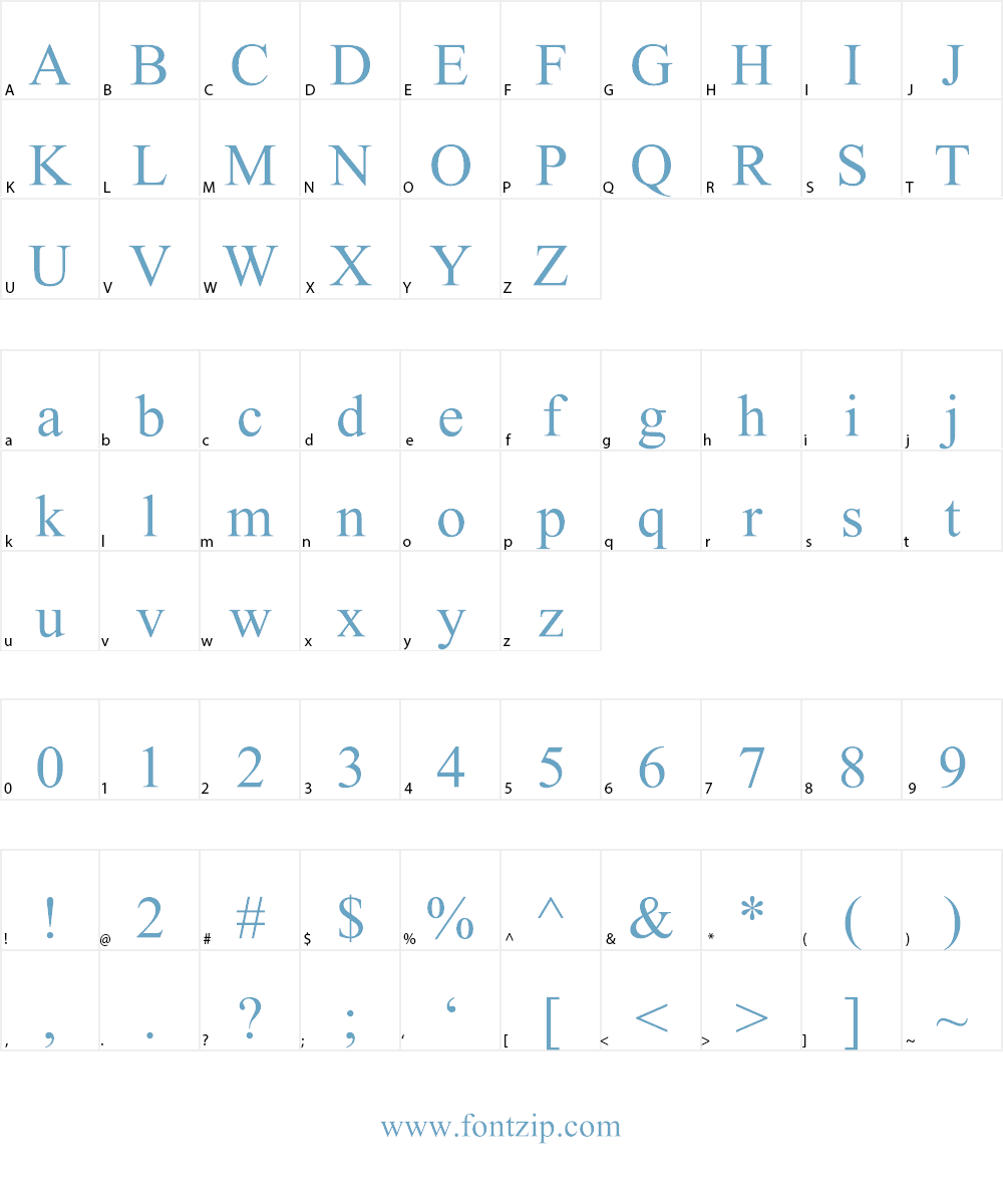 YagpoUni Font Character