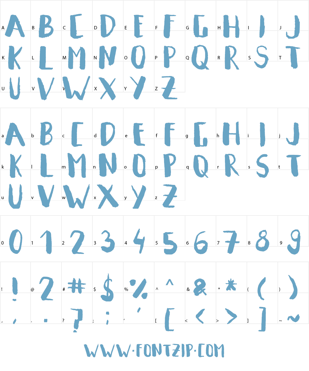 Summeron Font Character