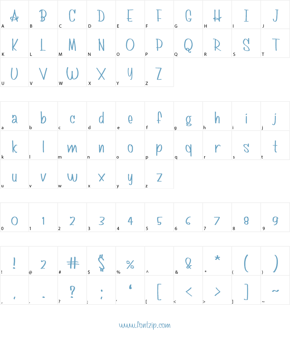 Kulintina Font Character