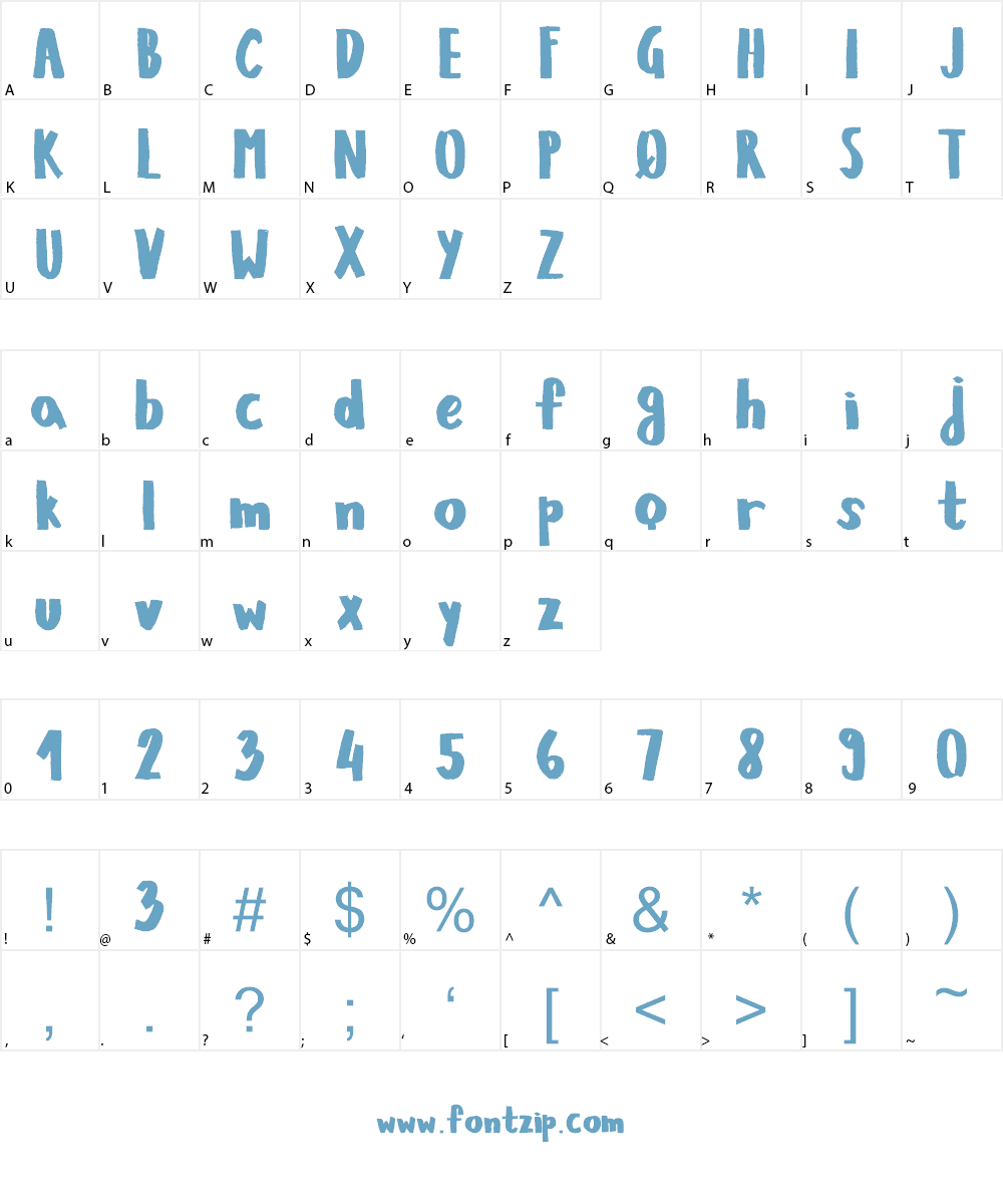KIWANO APPLE Font Character