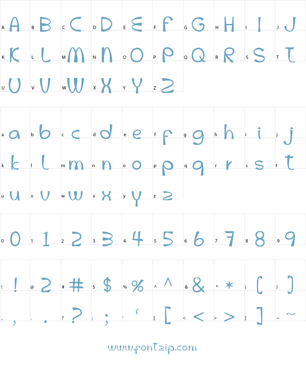 McLetters Font Character