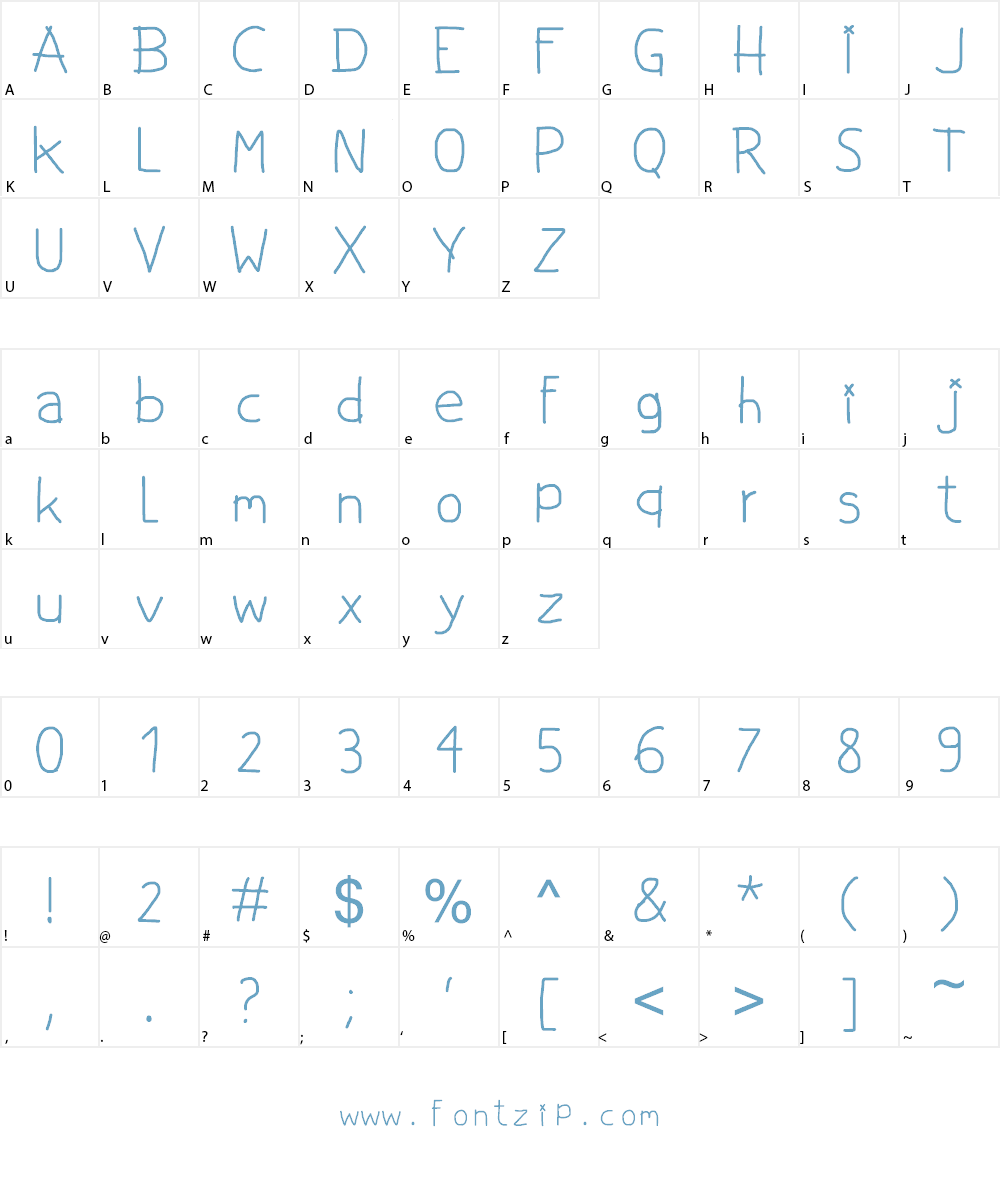 Flipper Font Character