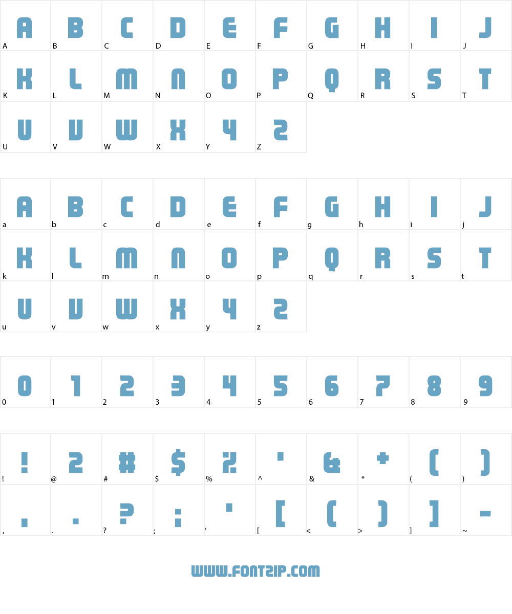 Steriliser Font Character
