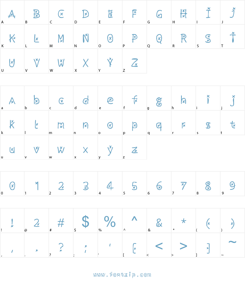 xtryme Font Character