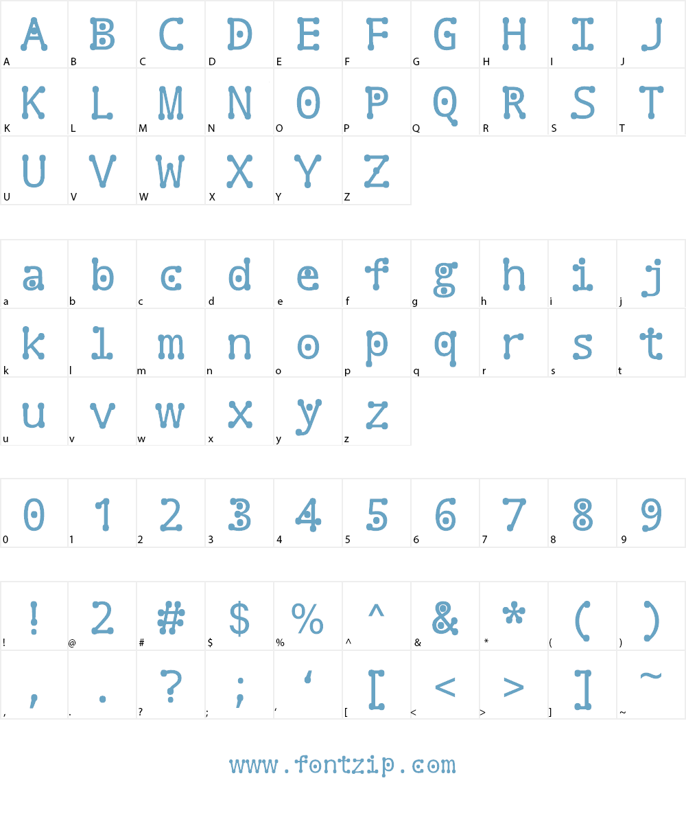 ojary Font Character
