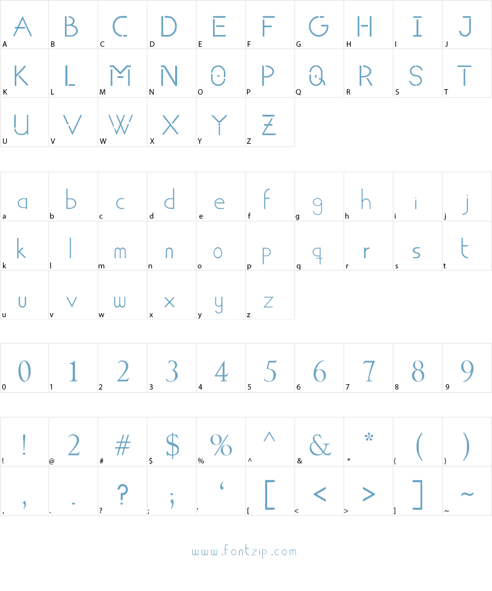 neo Font Character