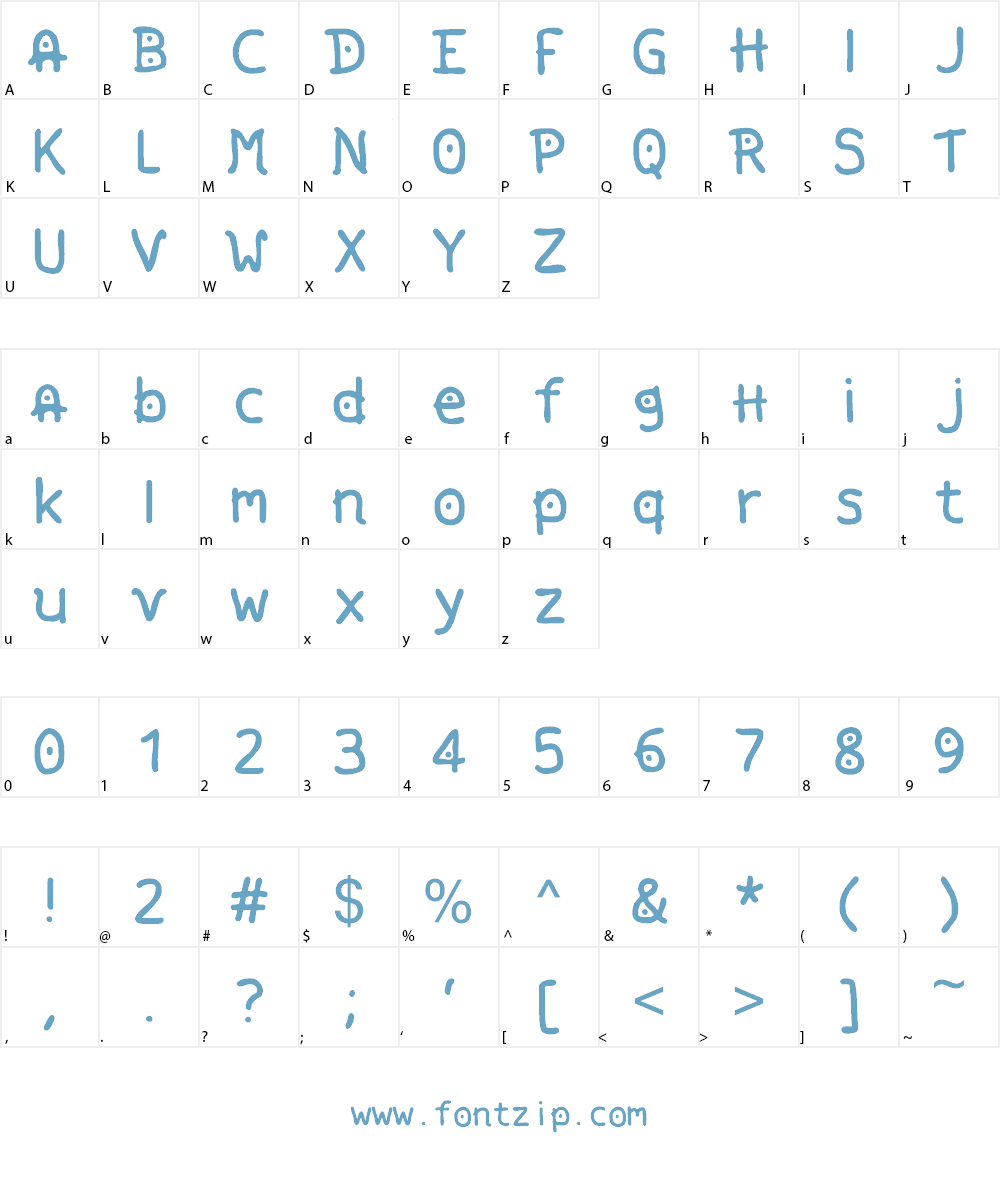 aleha Font Character