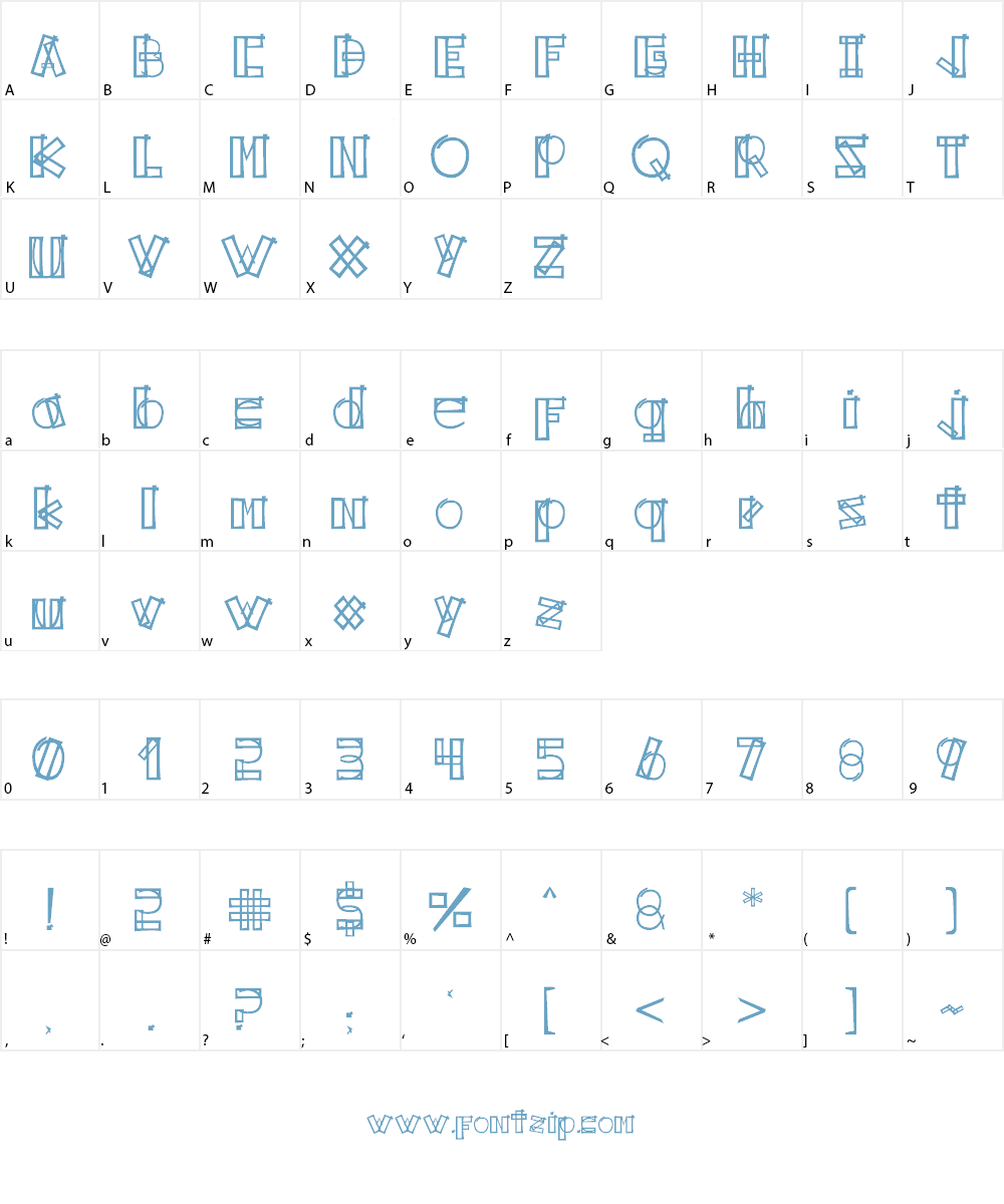 KODYZ Font Character