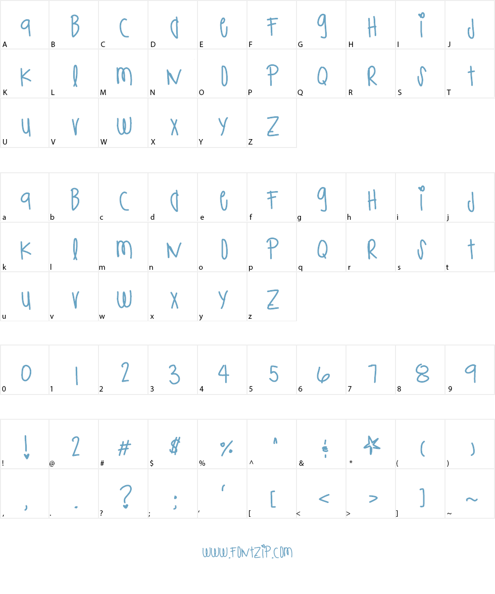 BrazillianBbq Font Character