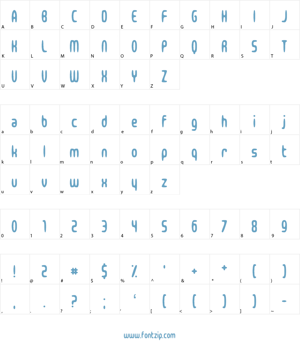 Zealousy Font Character