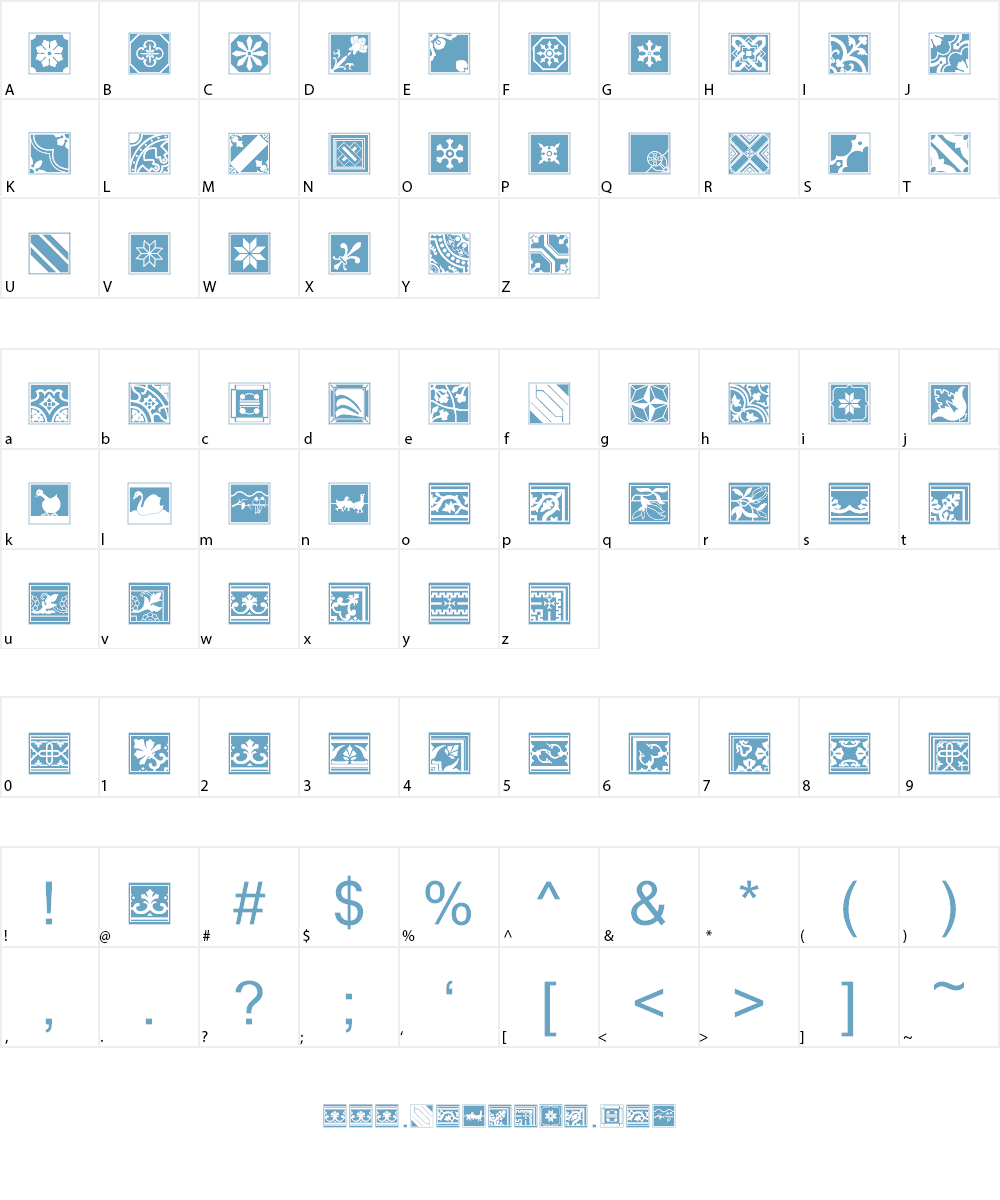 Tegel Font Character