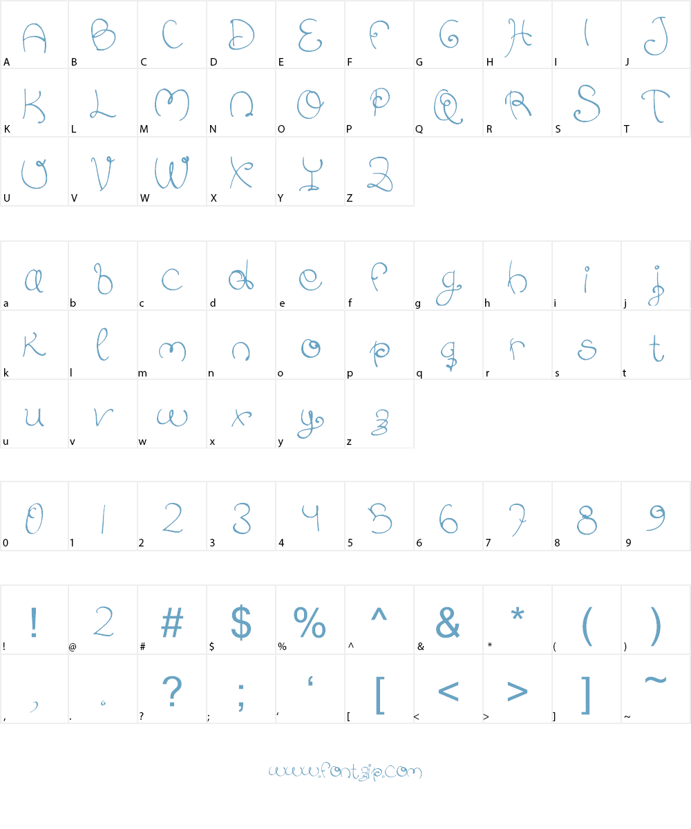 Swirlish_sun Calligraphr Font Character