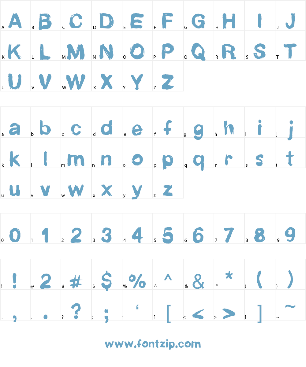 Newrotic Font Character
