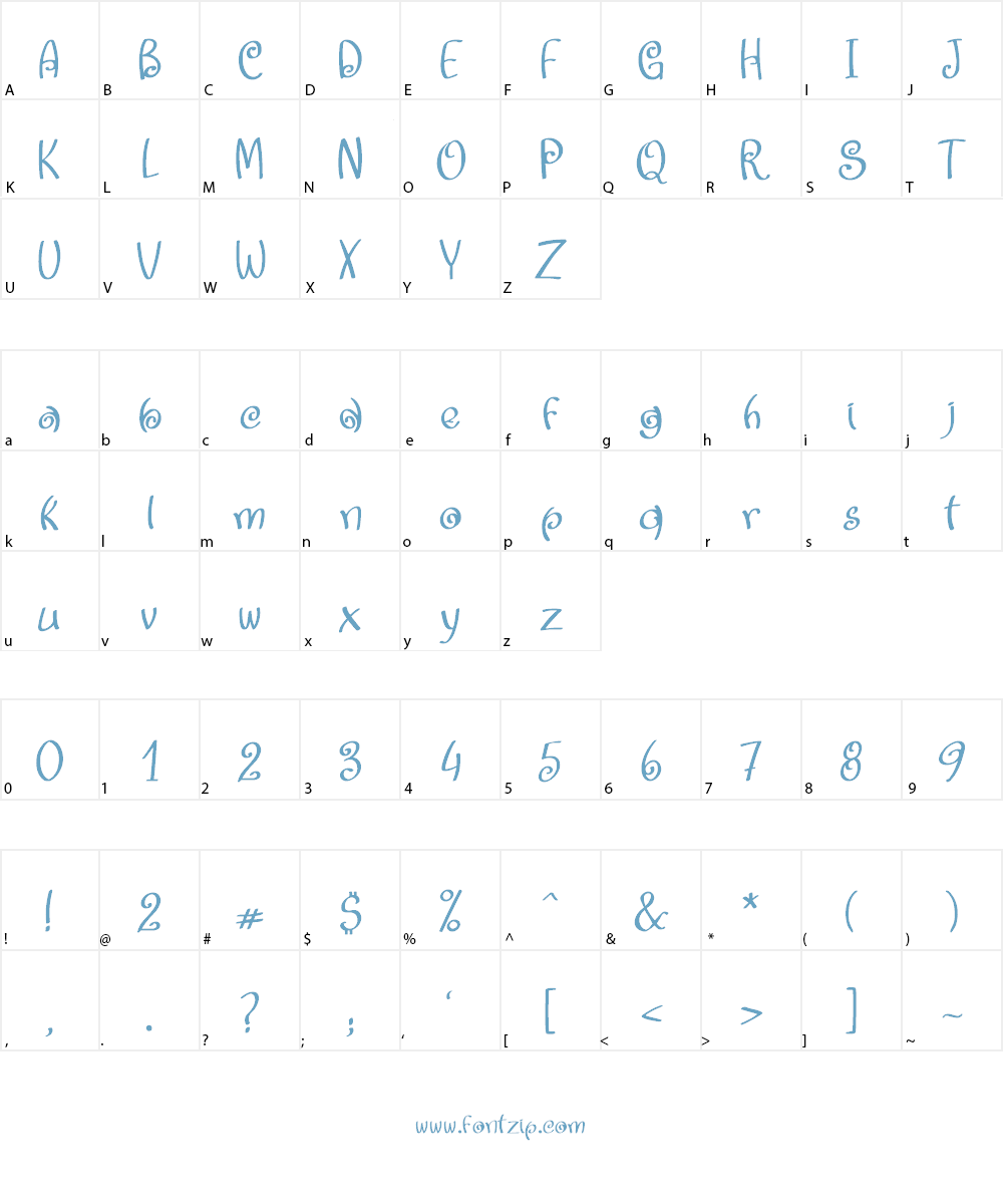 Spirou Font Character