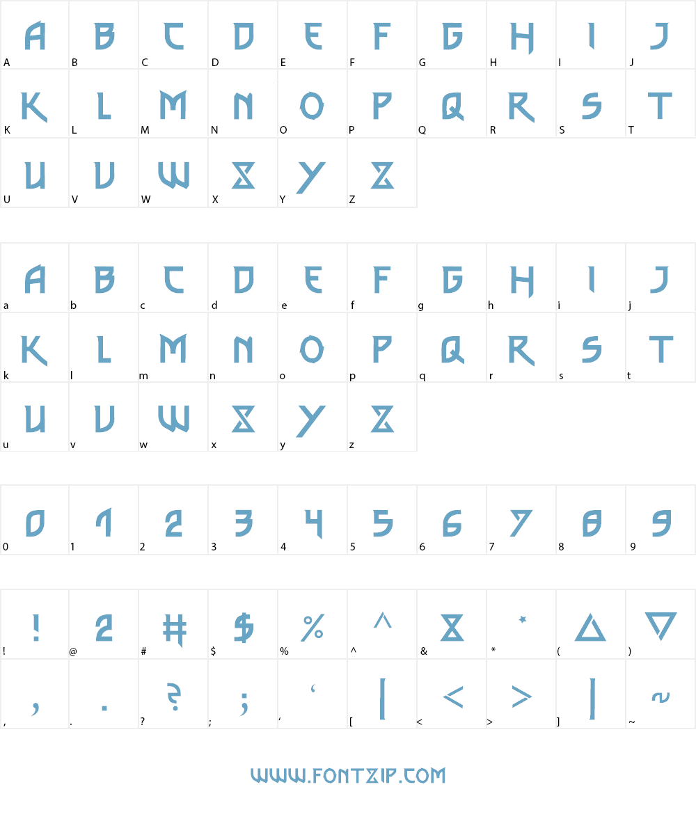 thewitcher Font Character