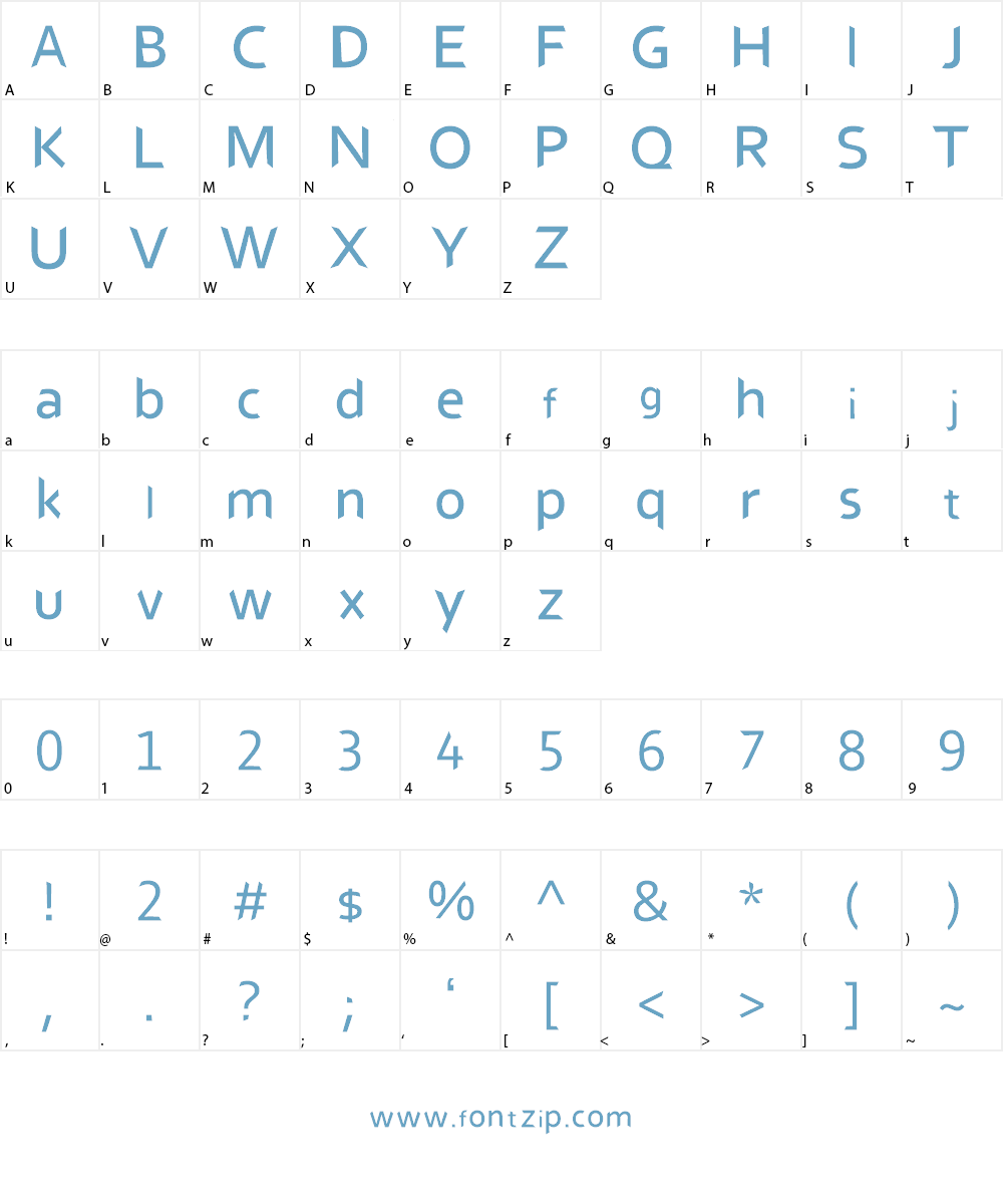 angie Font Character