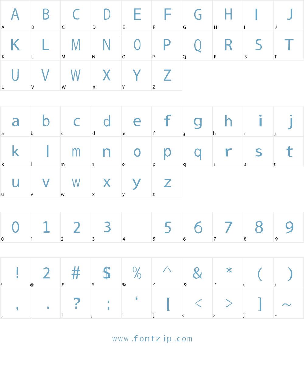 Dimas Font Character