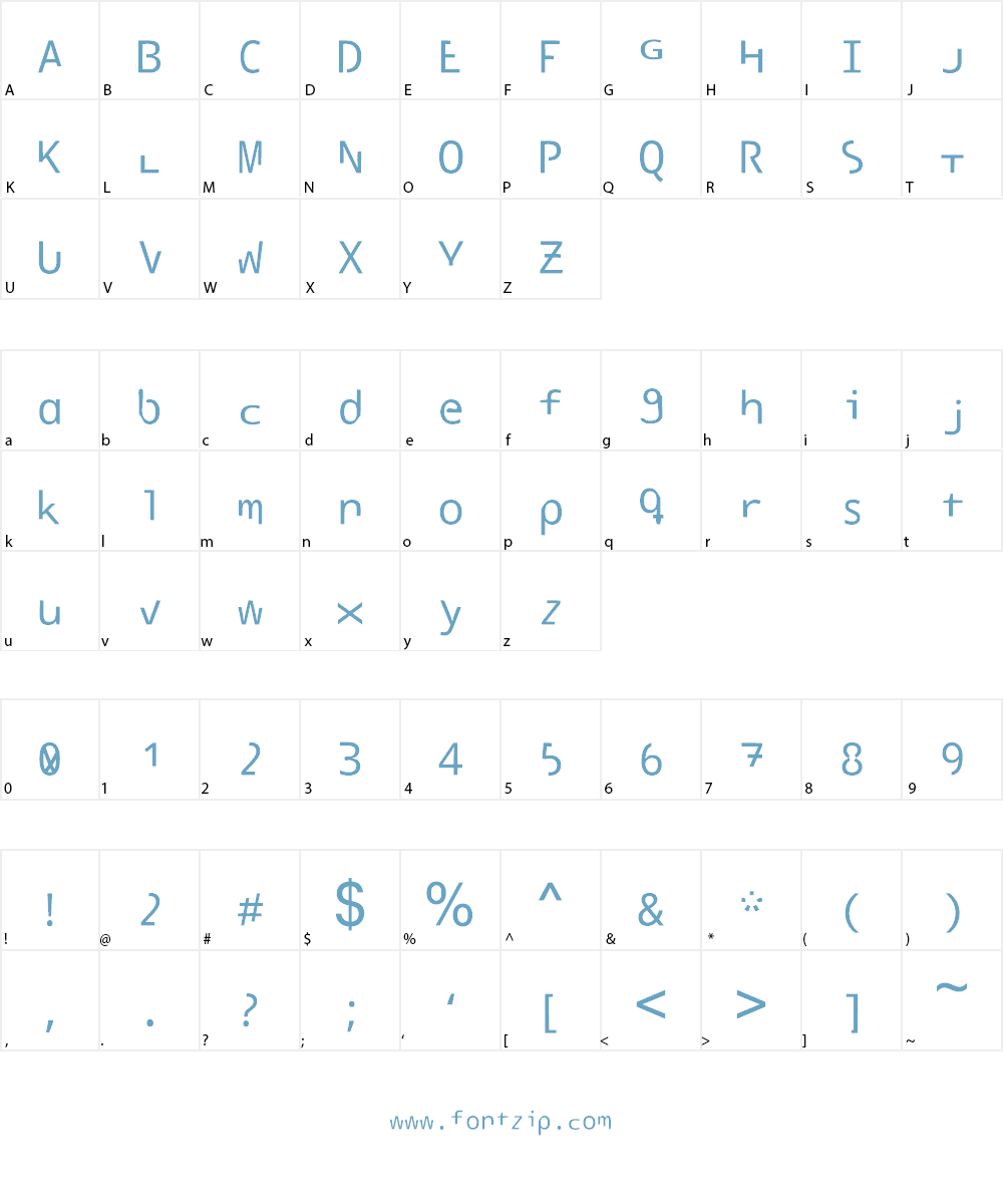 Asimovation Font Character