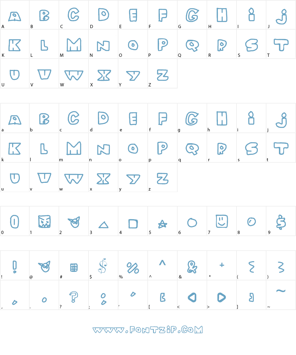 Insider Font Character