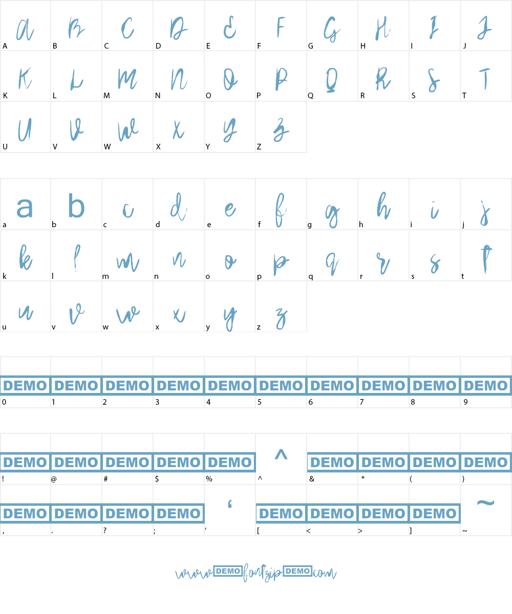 Arthard Font Character