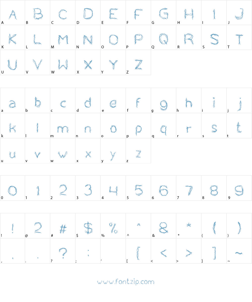 TOBACCO Font Character