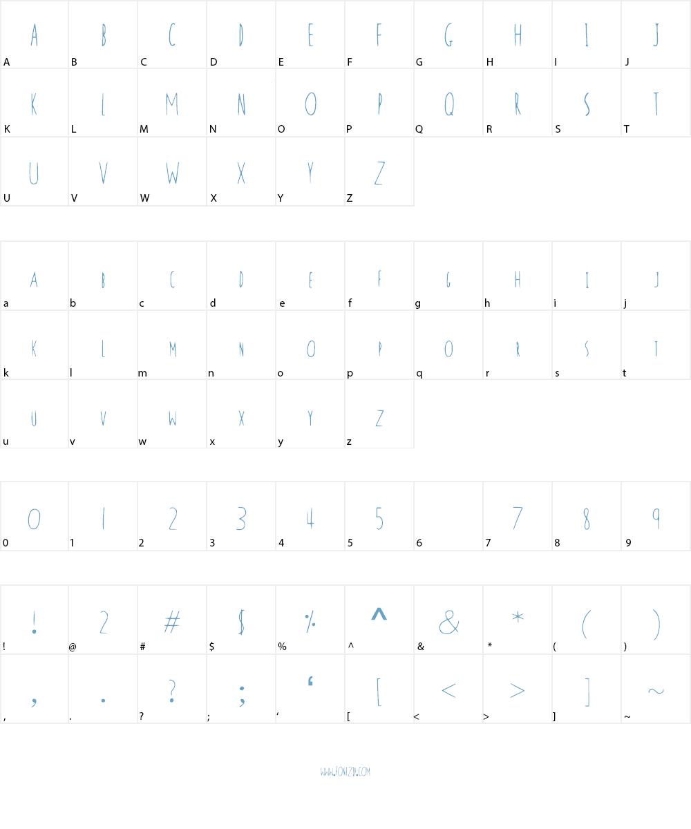 Herbs_and_Green_Tea Font Character
