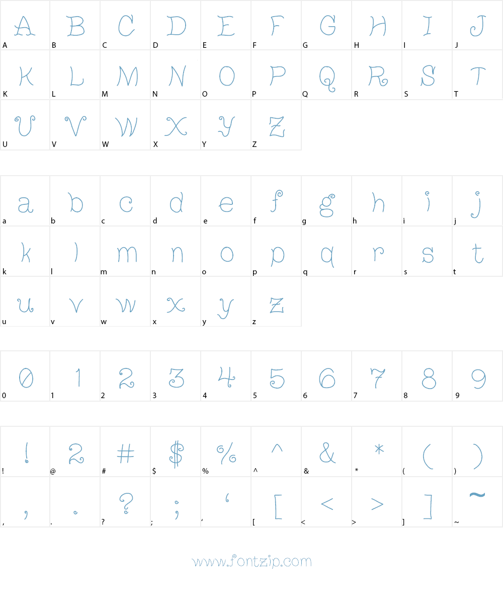 StateOfWhimsy Font Character