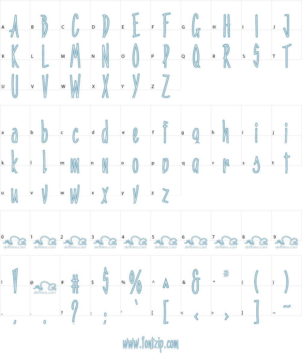 Penitencia Font Character