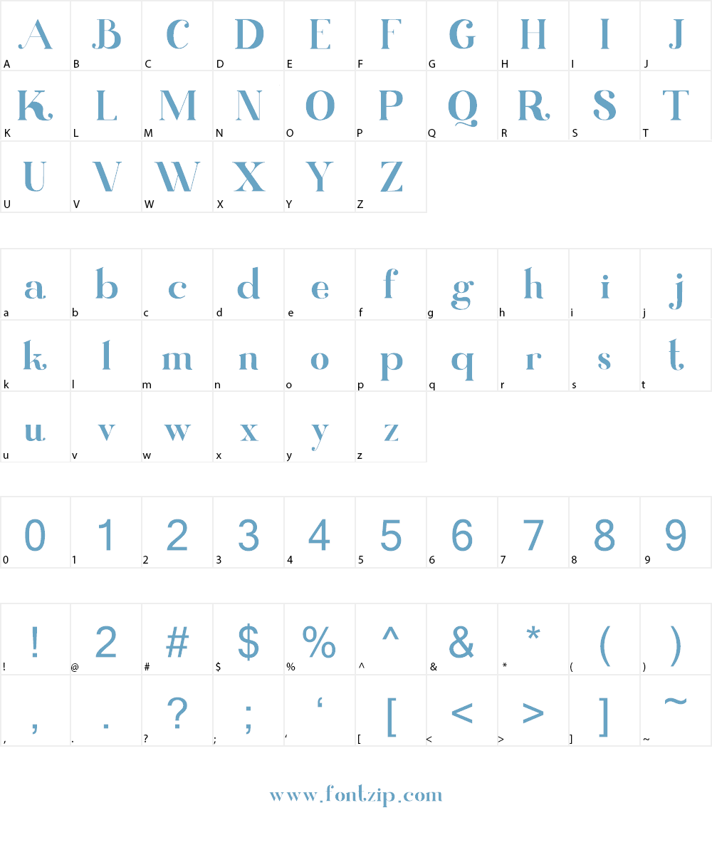 Kinki Font Character