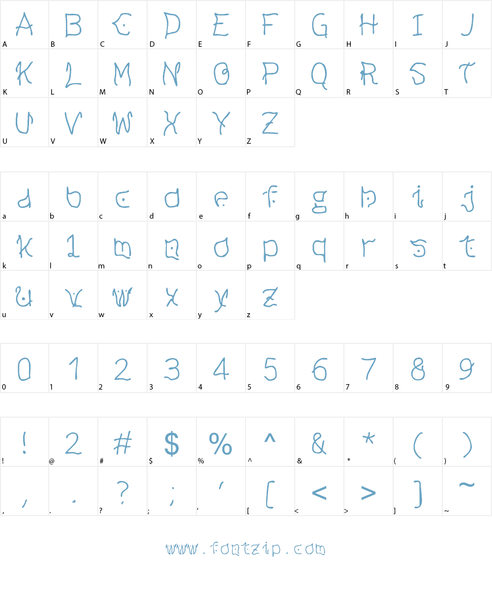 abeda Font Character