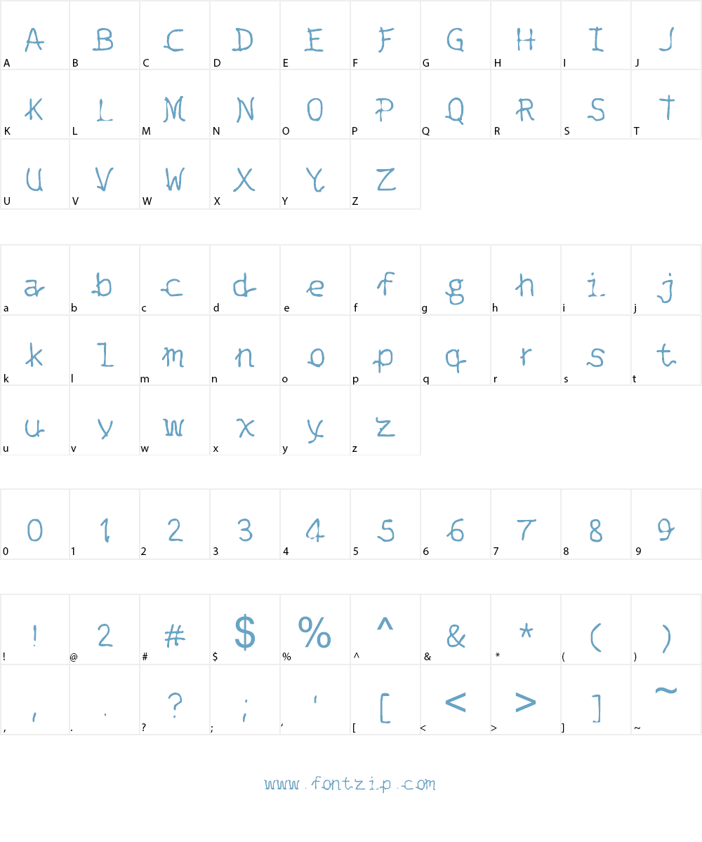 imaui Font Character