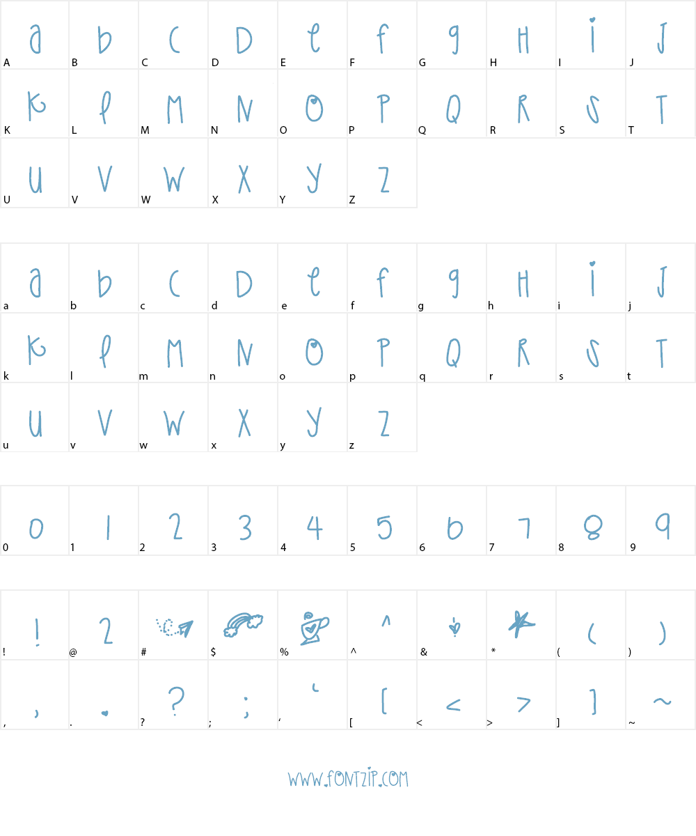 ThatPaper Font Character