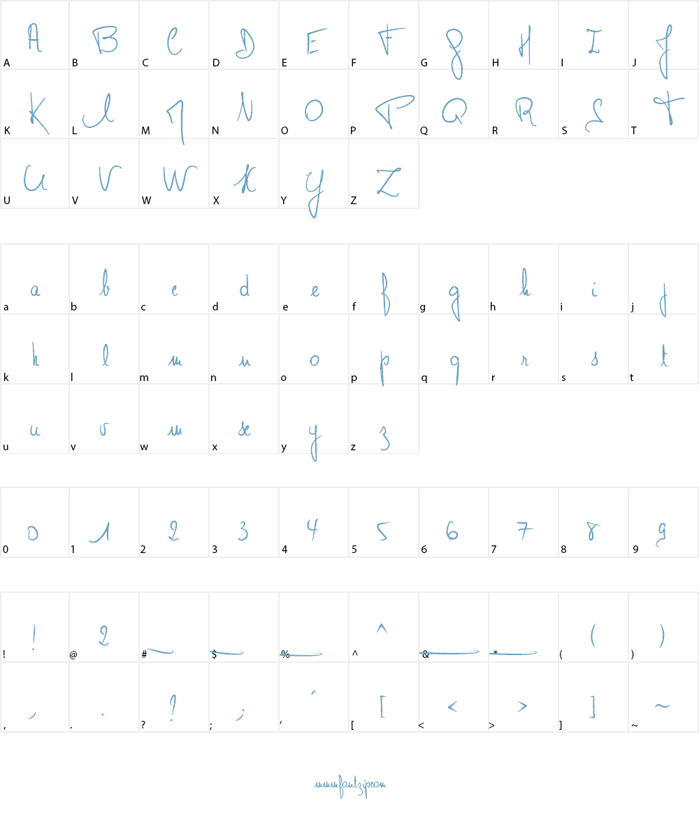 Monsieur Pomme Font Character