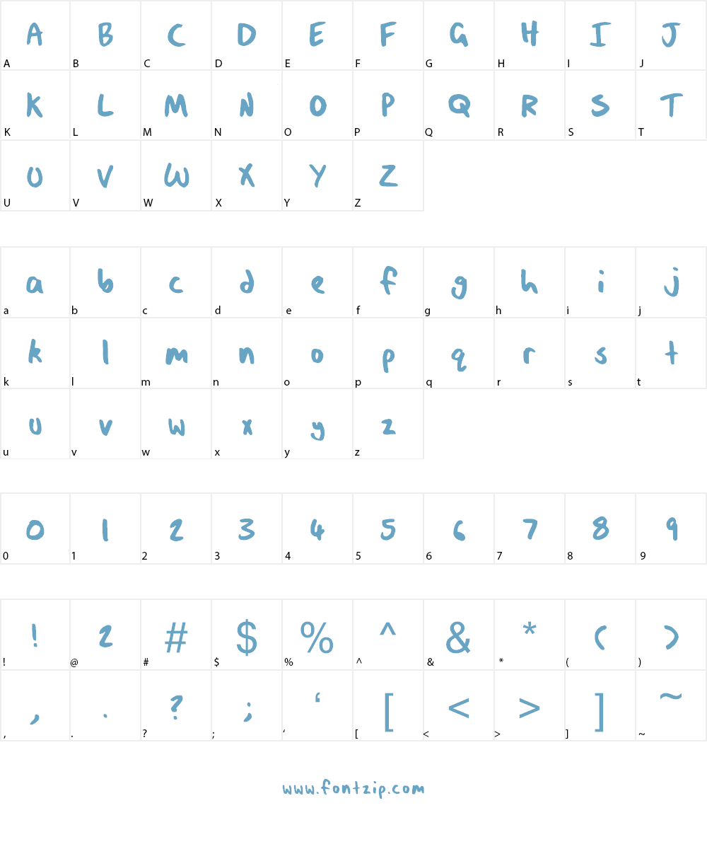 Joe_As Font Character
