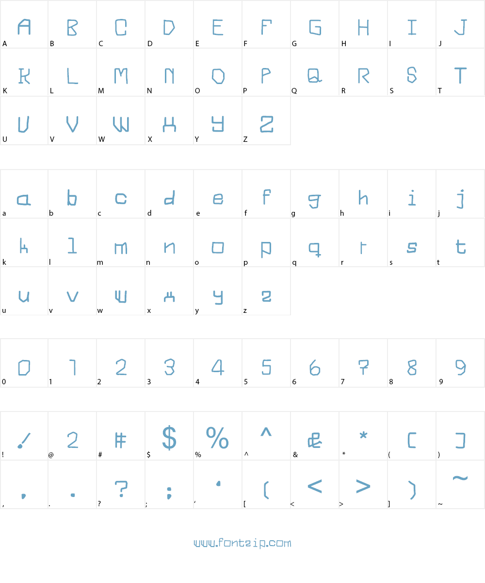 Avantstile Font Character