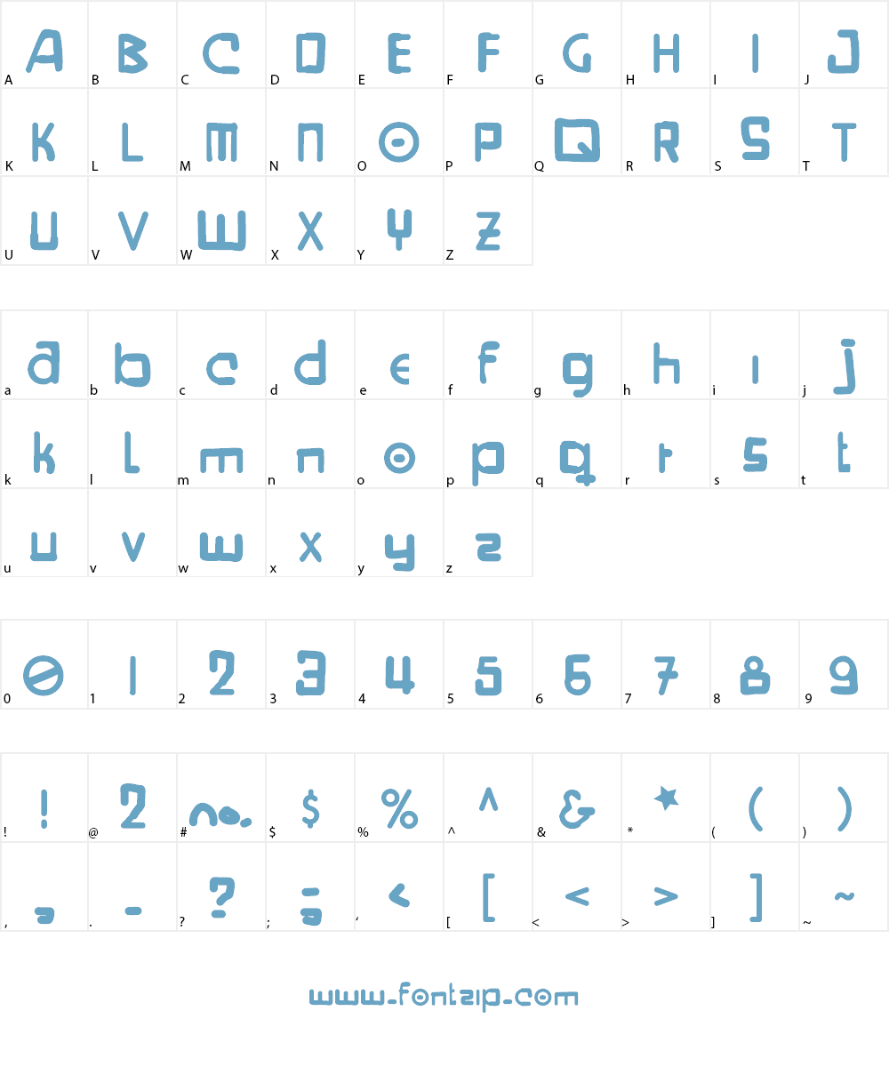 Skyrimouski Font Character