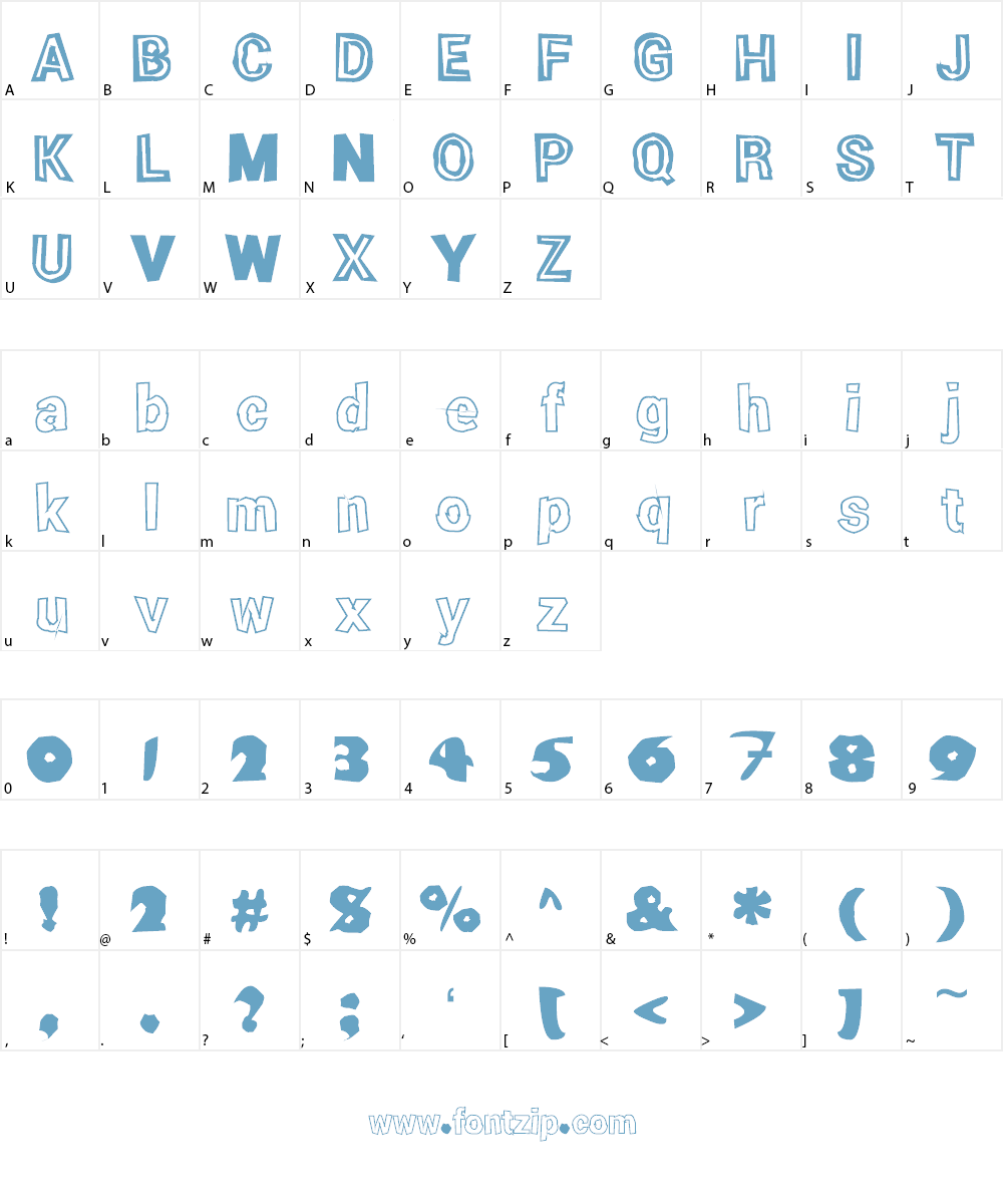 KonKhmer_S-Phanith11 Font Character
