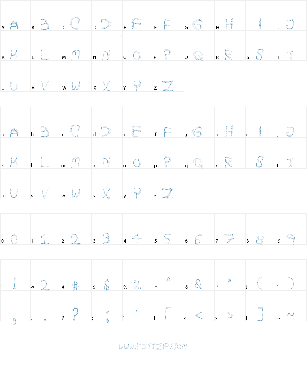 Autumn Pixels Font Character