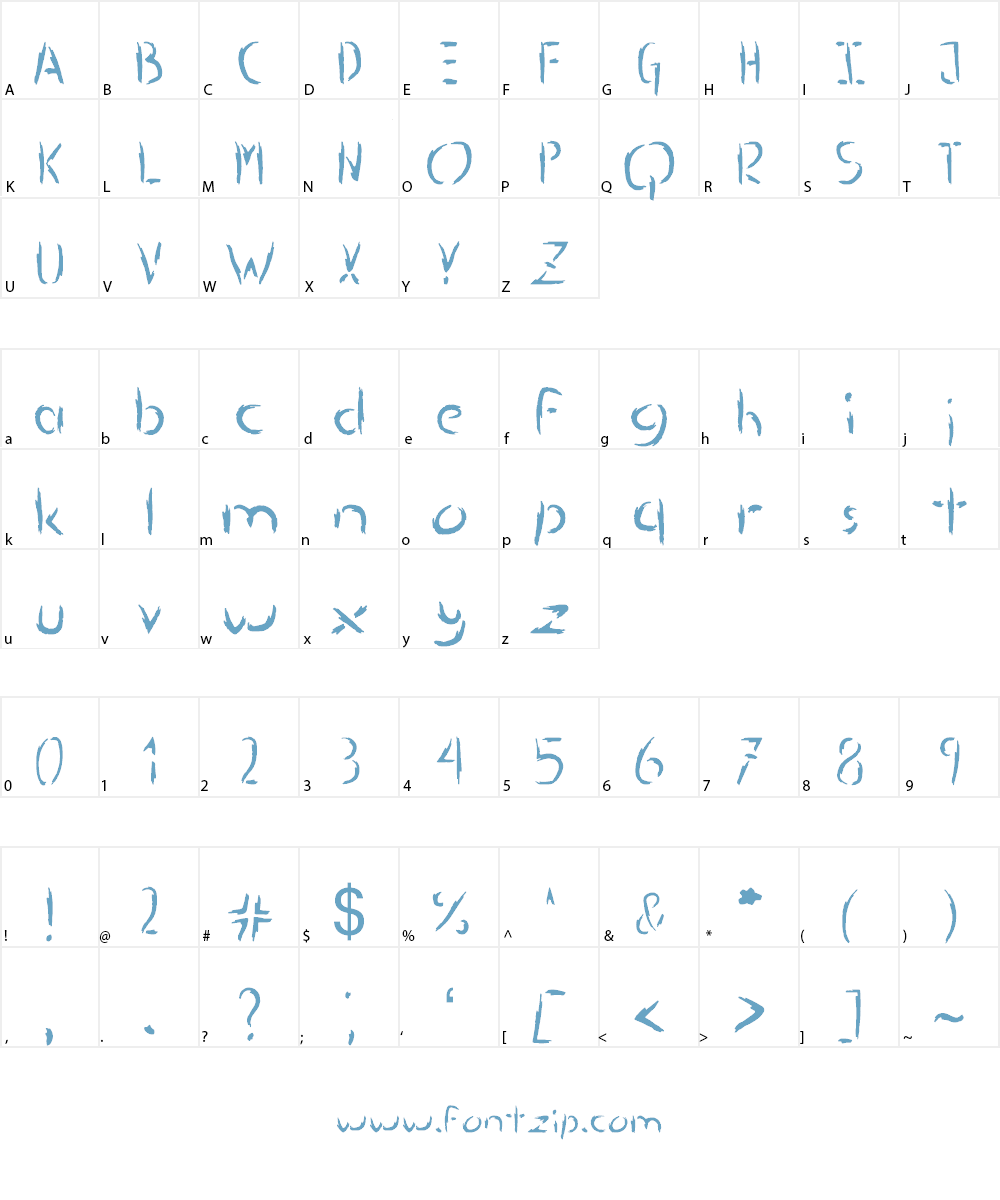 Edit Mark Font Character