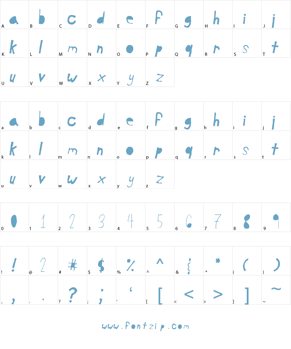 June 5 Font Character