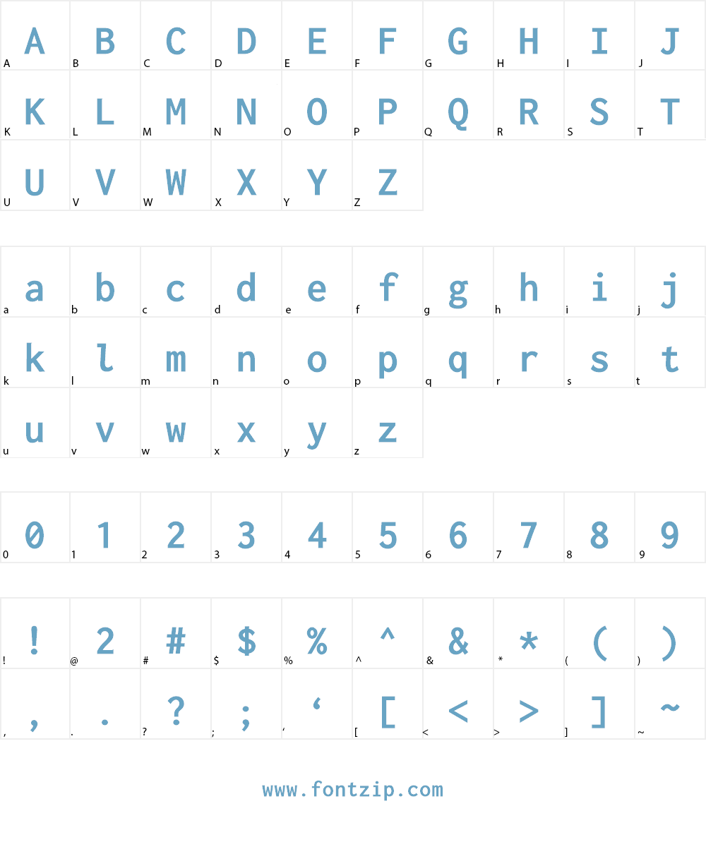 Inconsolatazi4varl_qu Font Character